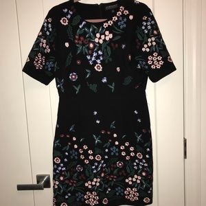 Context Floral Embroidered A Line LBD